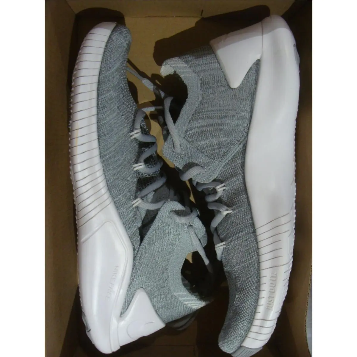 Nike shoes - Nike Free TR Flyknit - Free Flyknit - WOLF GREY/WHITE 5