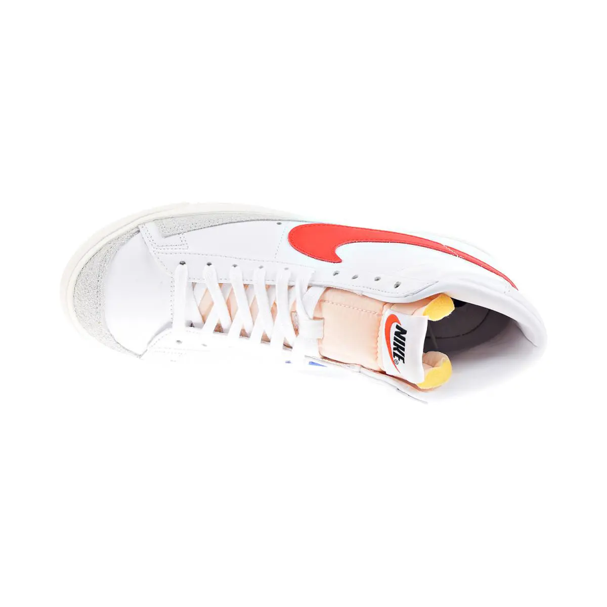 Nike shoes - White-Medium Blue-Sail-Habanero Red 3