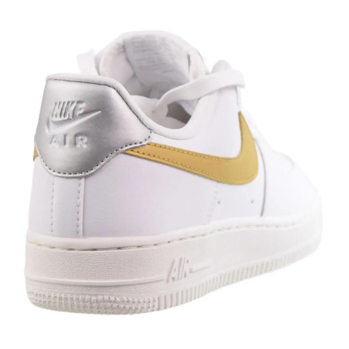 Nike shoes - White-Metallic Gold 1