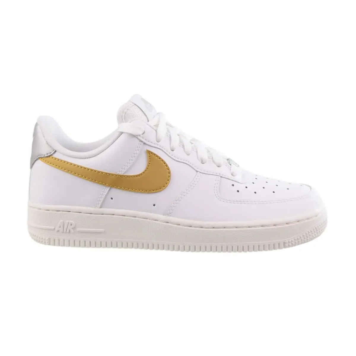 Nike shoes - White-Metallic Gold 5