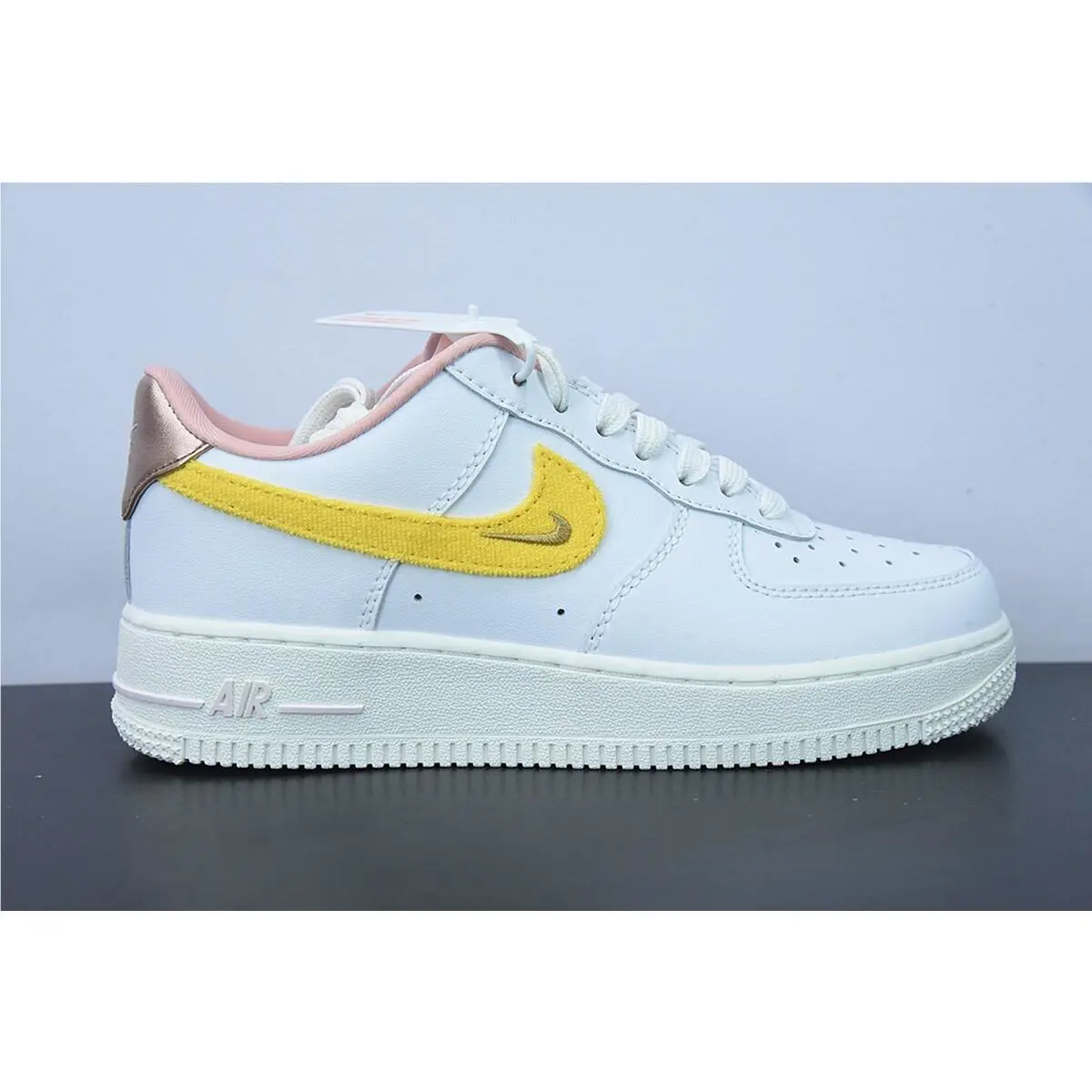 Nike shoes - Nike Air Force 1`07 - Air Force - DV2183-100 - White Yellow 3