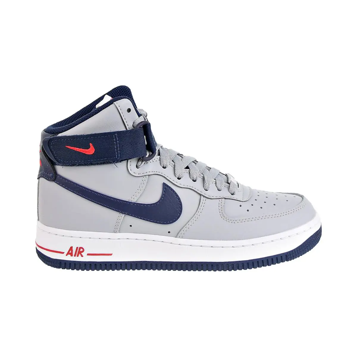 Nike Air Force 1 High England Women`s Shoes Wolf Grey-navy DZ7338-001 - Wolf Grey-College Navy