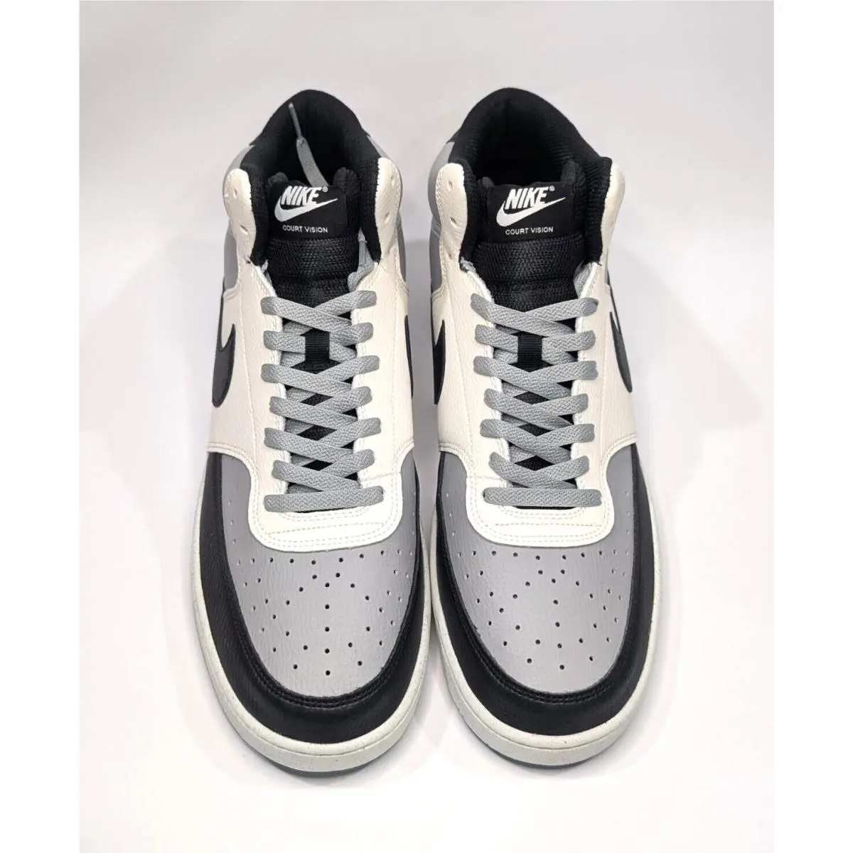 Nike shoes - Nike Court Vision Mid - Court Vision Mid - DN3577-002 - Grey/Black/Sail 0