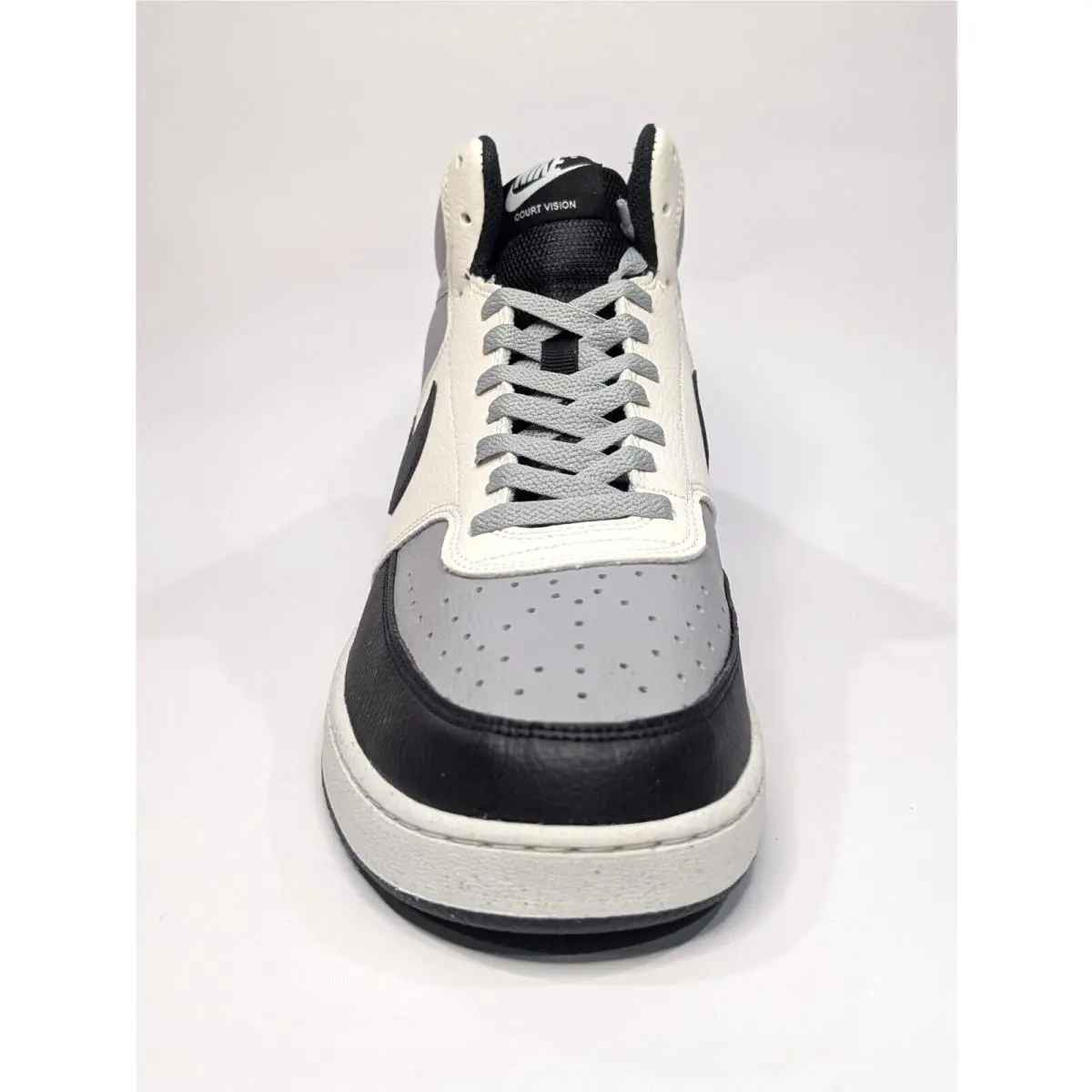 Nike shoes - Nike Court Vision Mid - Court Vision Mid - DN3577-002 - Grey/Black/Sail 2