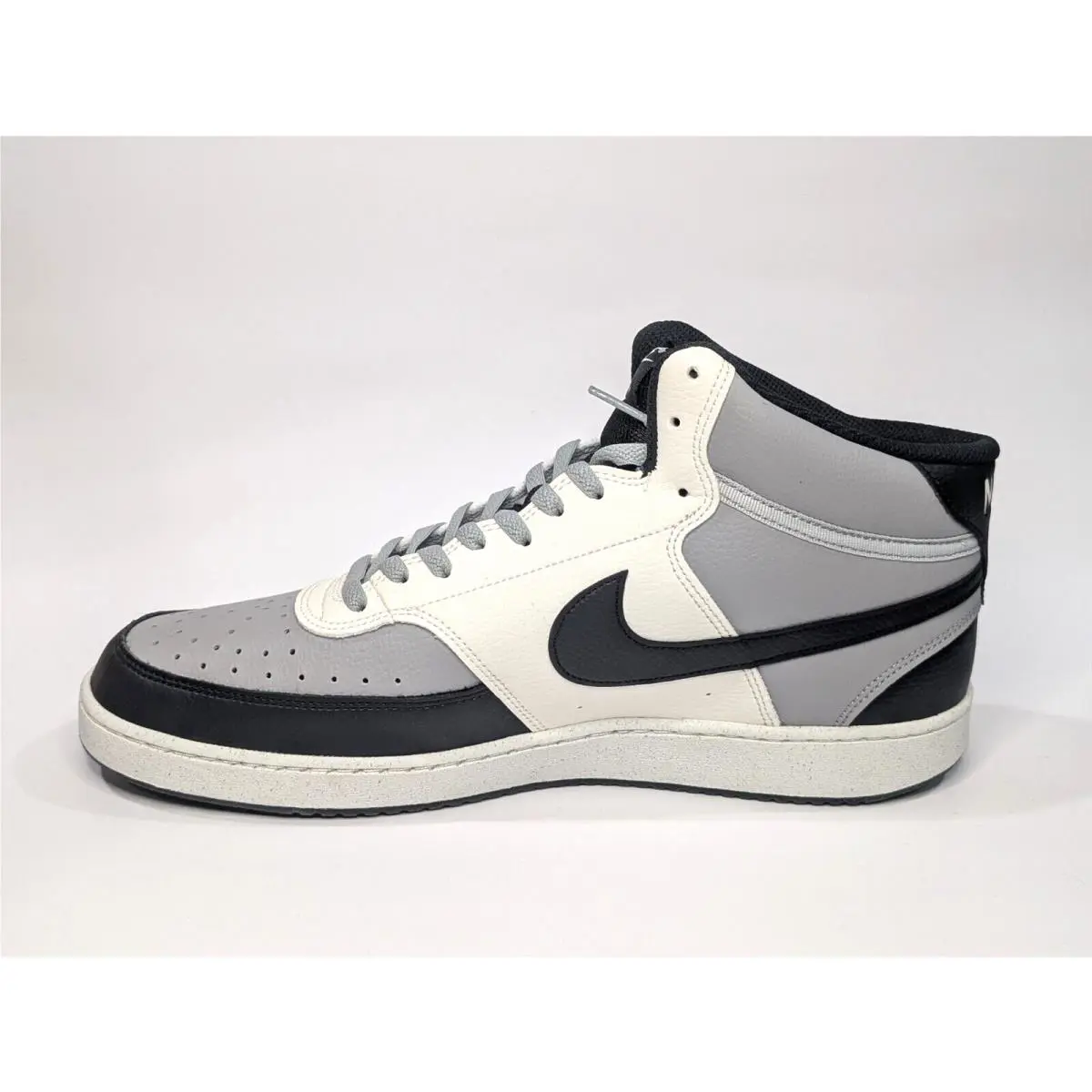 Nike shoes - Nike Court Vision Mid - Court Vision Mid - DN3577-002 - Grey/Black/Sail 4