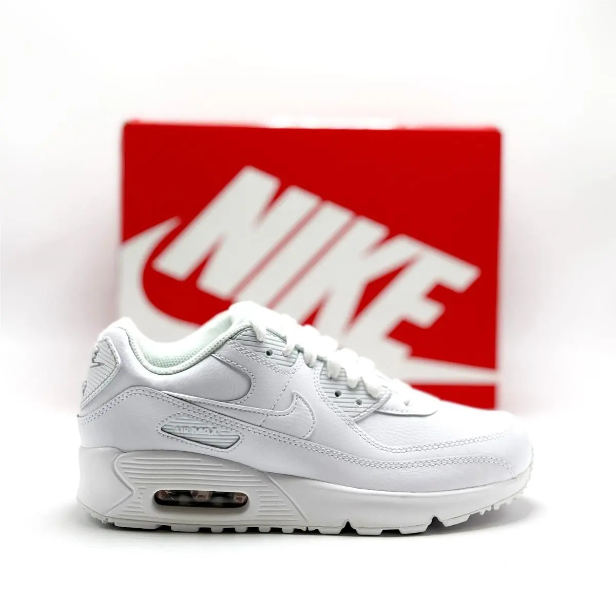 Nike shoes - Nike Air Max 90 GS - White 4
