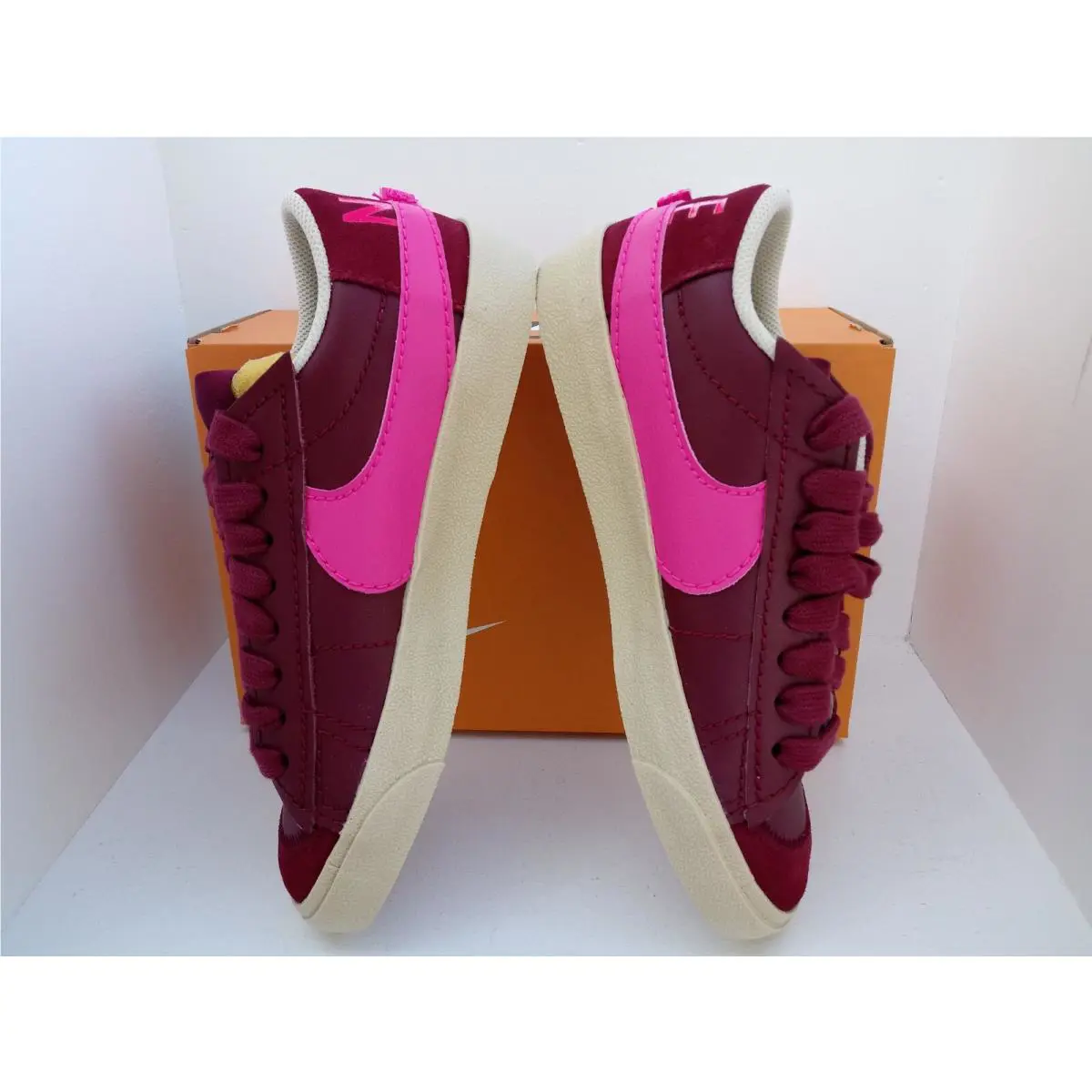Nike shoes - NIKE BLAZER `77 JUMBO - BLAZER JUMBO - DQ1470-600 - TEAM RED/PINK-PRIME RATTAN 3