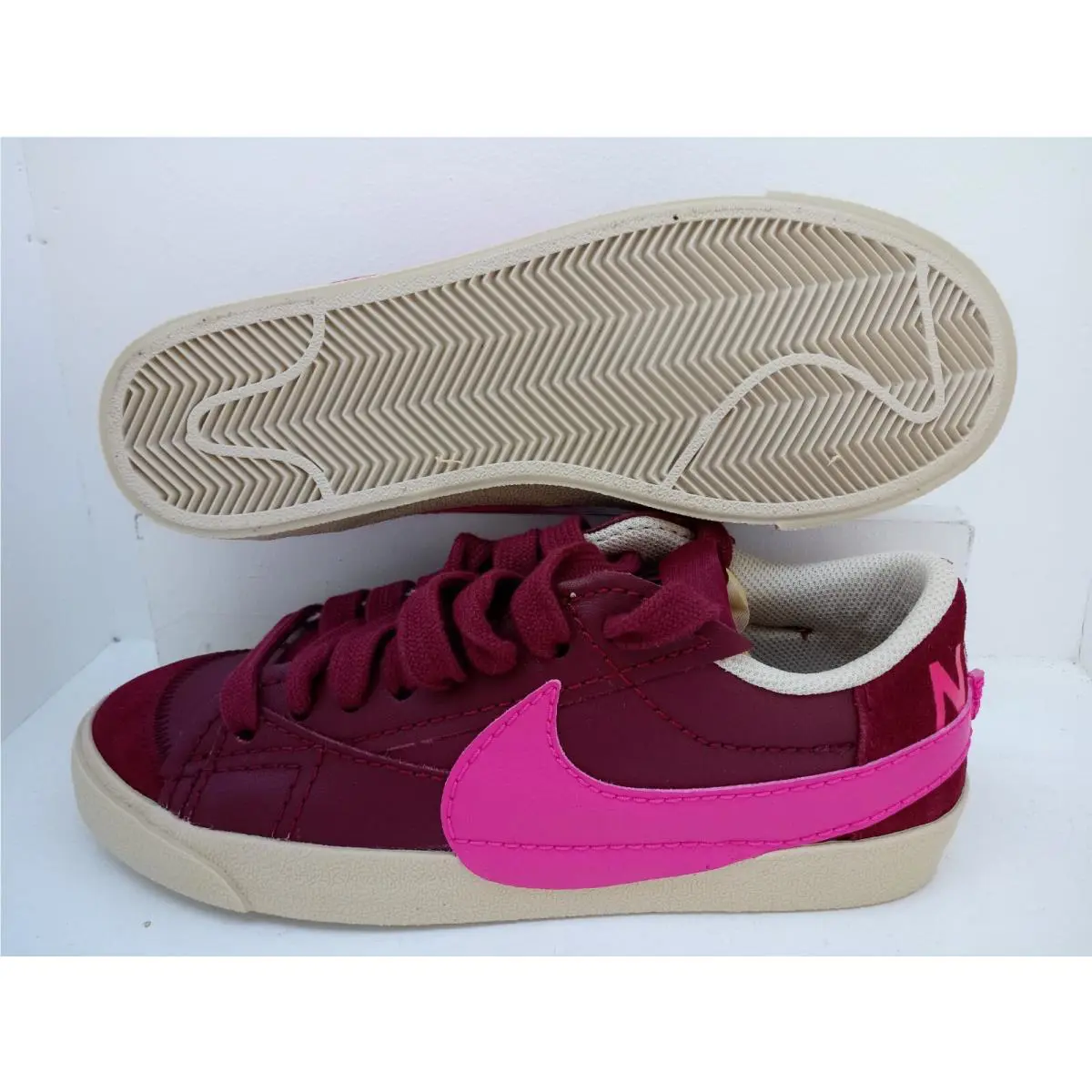 Nike shoes - NIKE BLAZER `77 JUMBO - BLAZER JUMBO - DQ1470-600 - TEAM RED/PINK-PRIME RATTAN 7