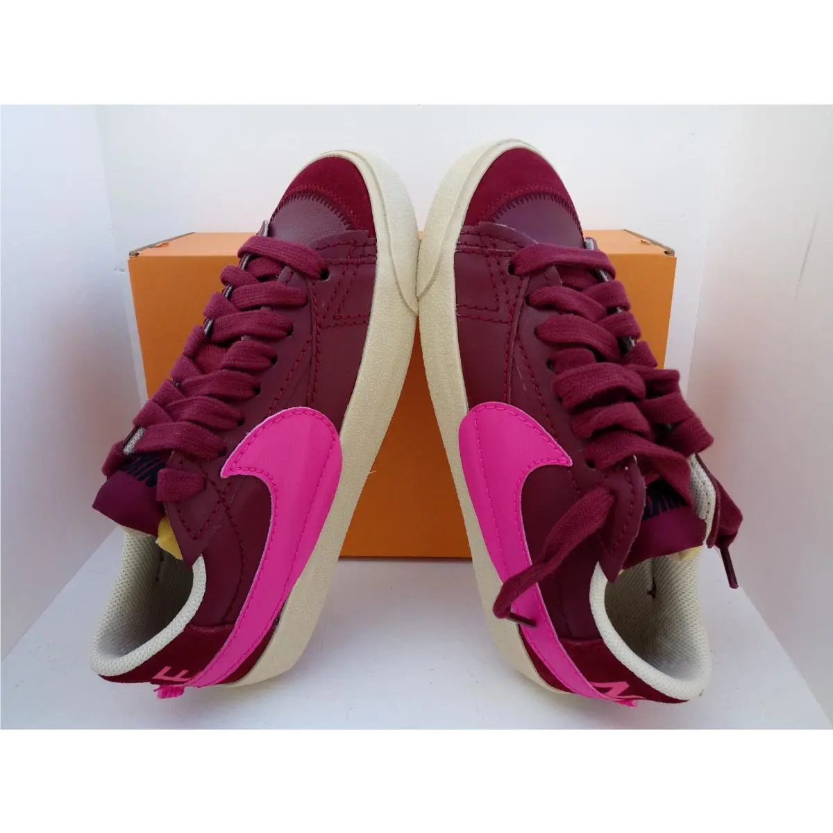 Nike shoes - NIKE BLAZER `77 JUMBO - BLAZER JUMBO - DQ1470-600 - TEAM RED/PINK-PRIME RATTAN 13