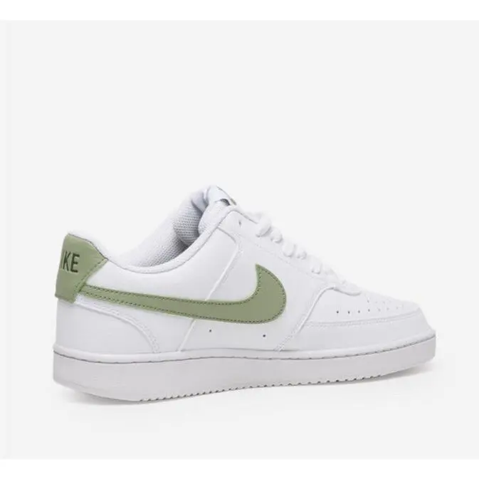 Nike shoes - Nike Court Vision Low - Court Vision Low - FD0781-100 - White/Oil Green/Medium Olive 5