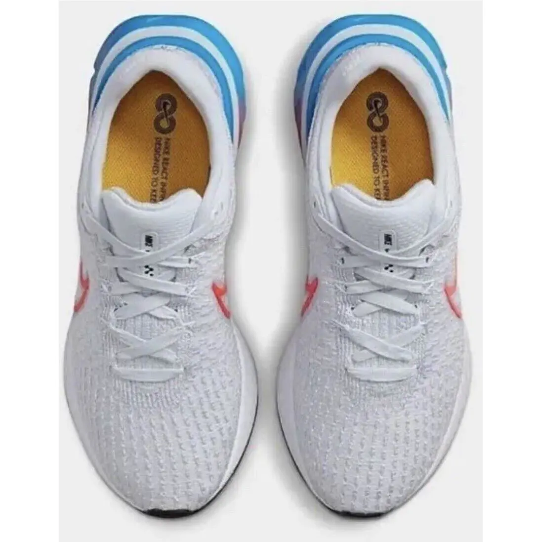 Nike shoes - Nike React Infinity - React Infinity - DV2178-001 - FOOTBALL GREY /BRIGHT CRIMSON 1