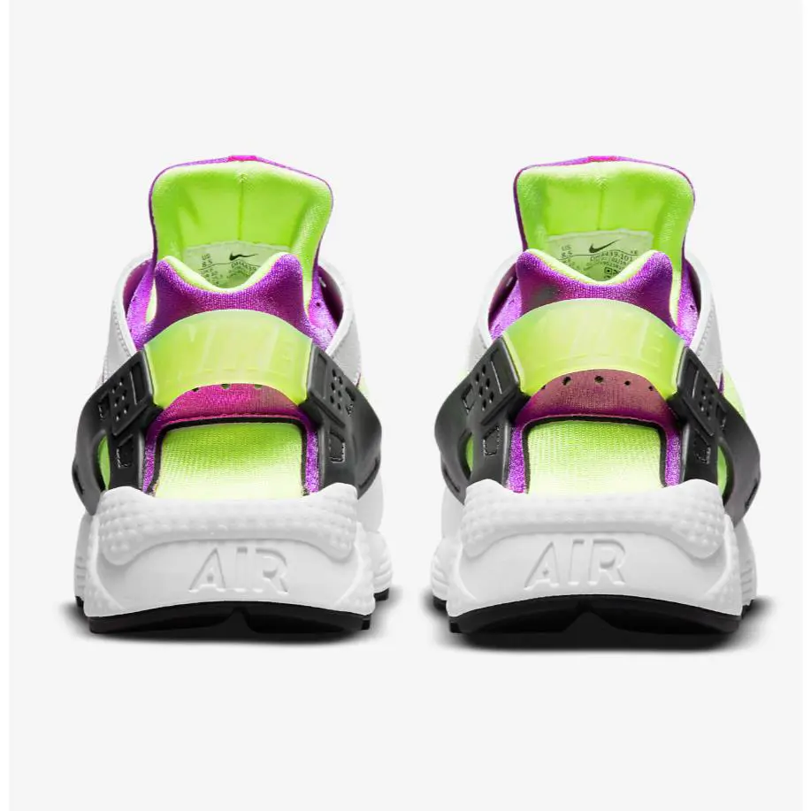 Nike shoes - White/Neon Yellow/Black 4