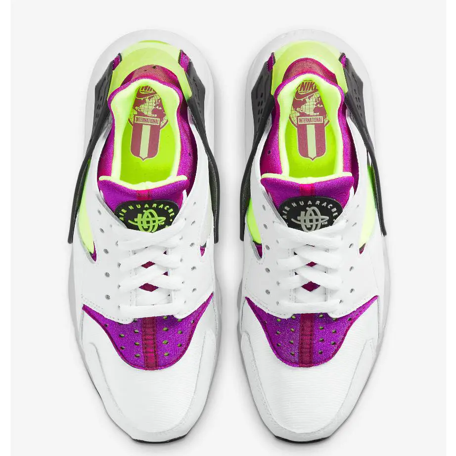 Nike shoes - White/Neon Yellow/Black 5