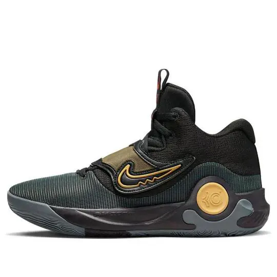 Nike shoes - Nike KD Trey 5 - Trey - DD9538-010 - Black/Metallic Gold/Green 1