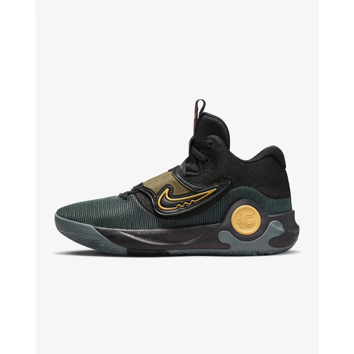 Nike shoes - Nike KD Trey 5 - Trey - DD9538-010 - Black/Metallic Gold/Green 2