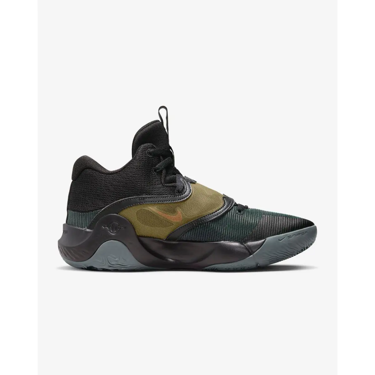 Nike shoes - Nike KD Trey 5 - Trey - DD9538-010 - Black/Metallic Gold/Green 7