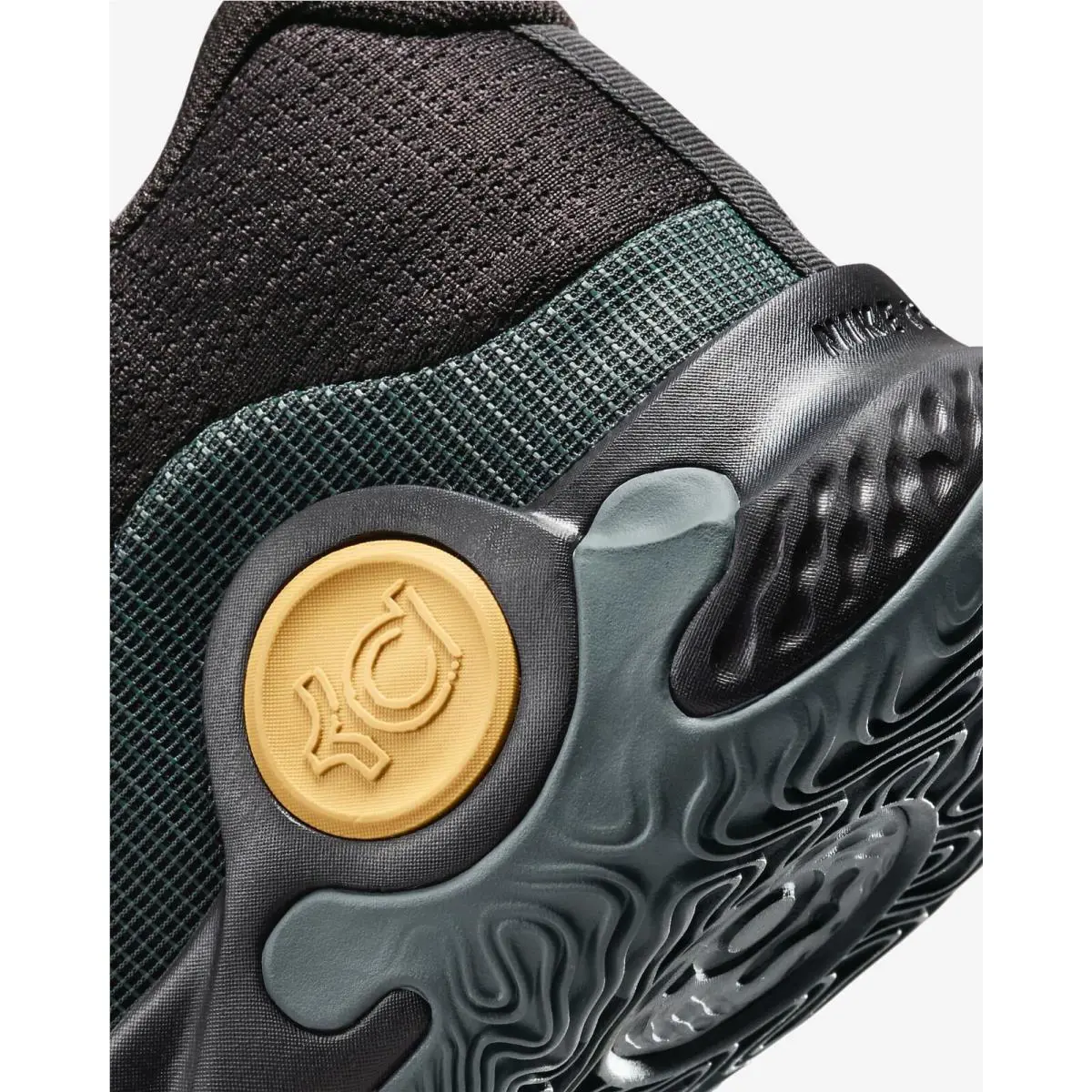 Nike shoes - Nike KD Trey 5 - Trey - DD9538-010 - Black/Metallic Gold/Green 4