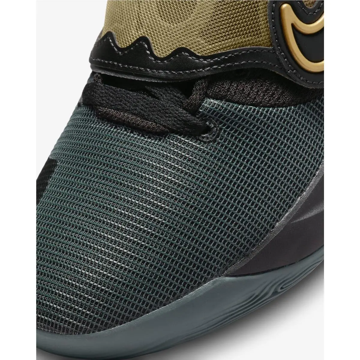 Nike shoes - Nike KD Trey 5 - Trey - DD9538-010 - Black/Metallic Gold/Green 5