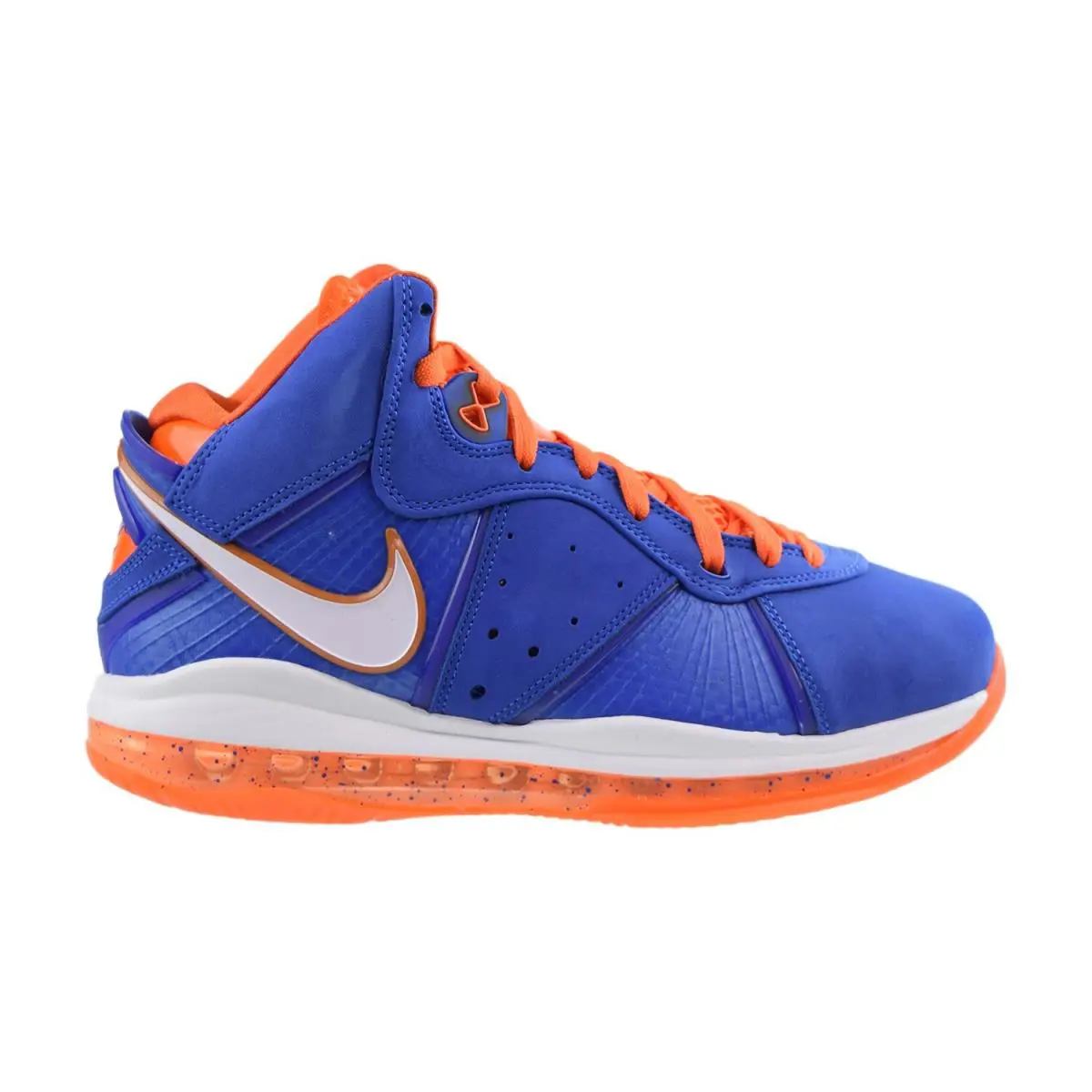 Nike Lebron 8 Hardwood Classic Men`s Shoes Varsity Royal-orange CV1750-400 - Varsity Royal-Orange Blaze