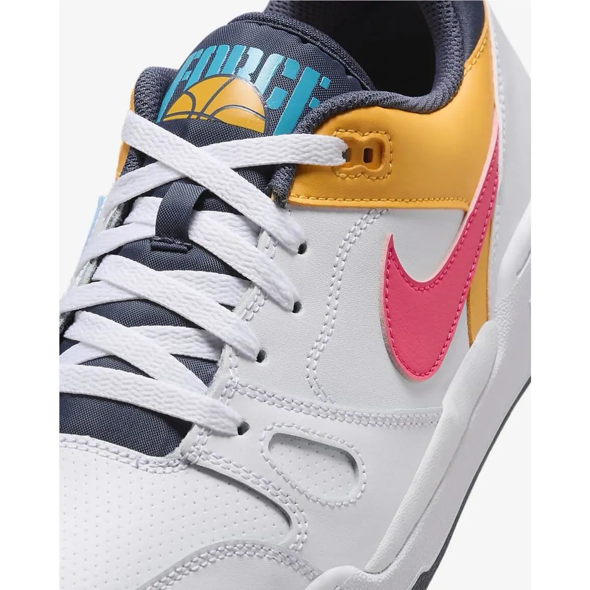 Nike shoes - Nike Full Force - Full Force - HF4846-100 - White/Thunder Blue/Dusty Cactus/Racer Pink 4