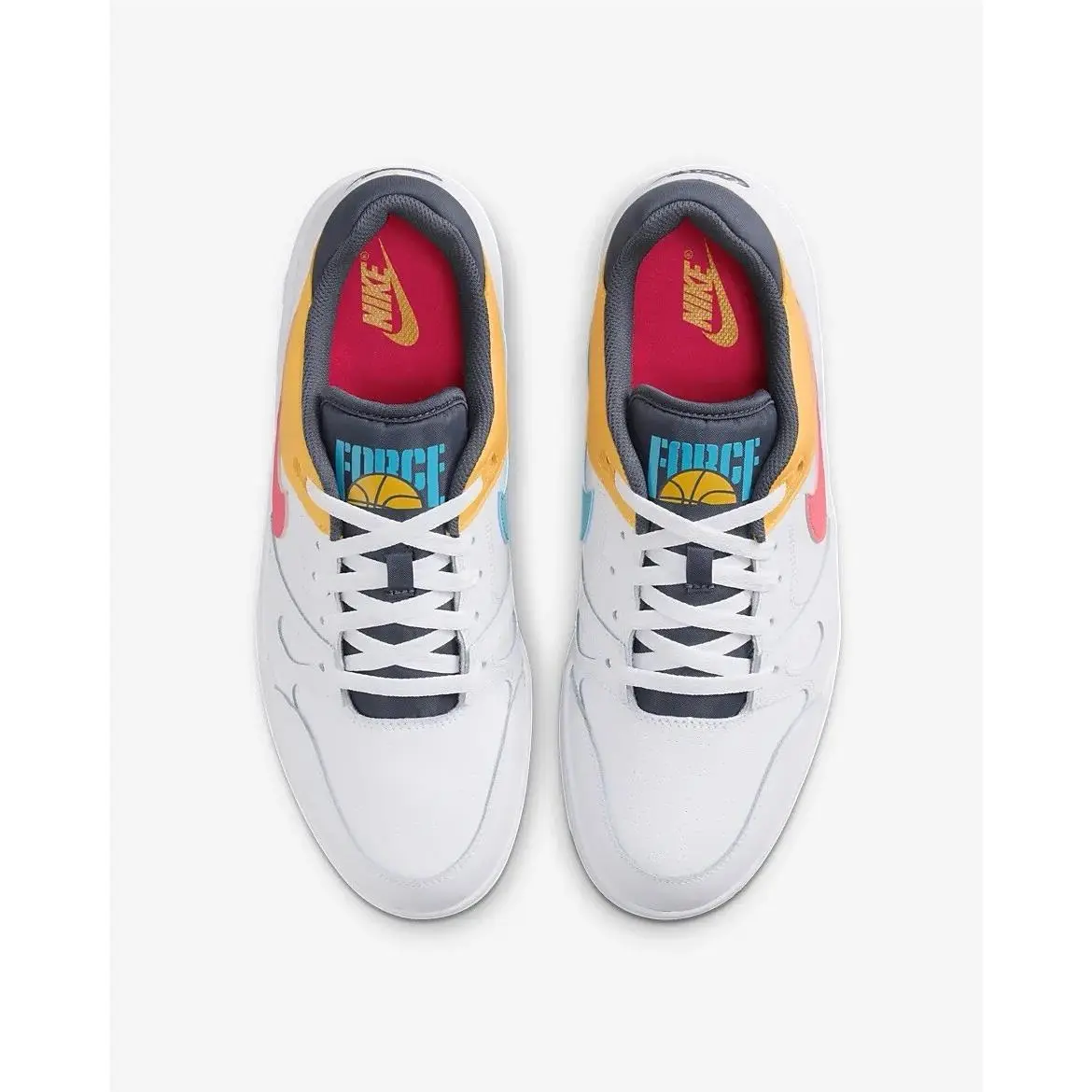 Nike shoes - Nike Full Force - Full Force - HF4846-100 - White/Thunder Blue/Dusty Cactus/Racer Pink 11
