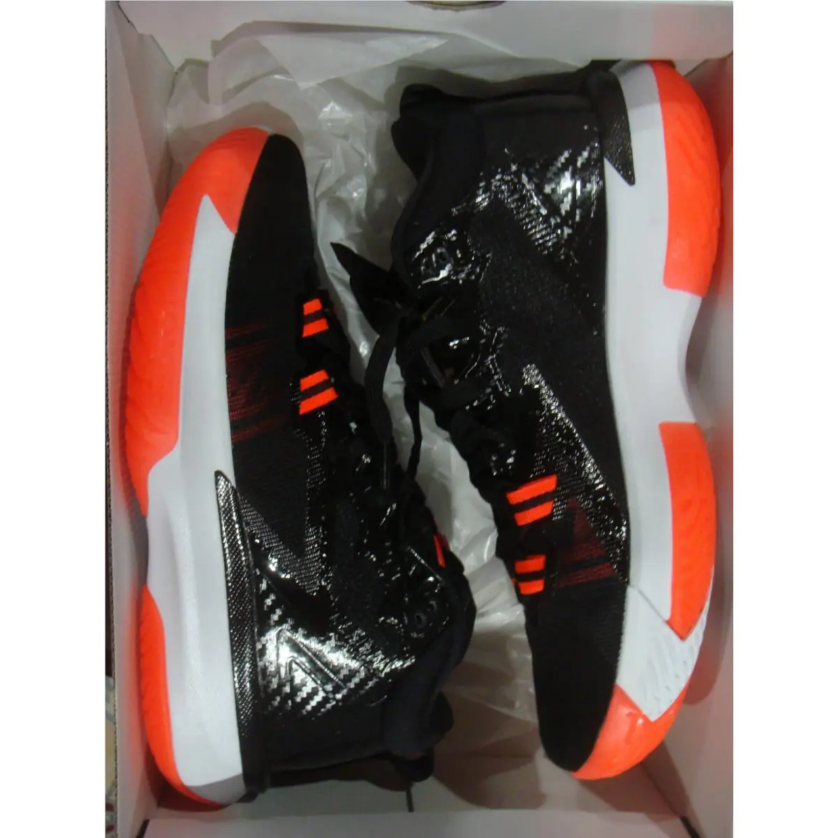 Nike shoes - Jordan Zion 1 - Zion - BLACK/BRIGHT CRIMSON WHITE 5