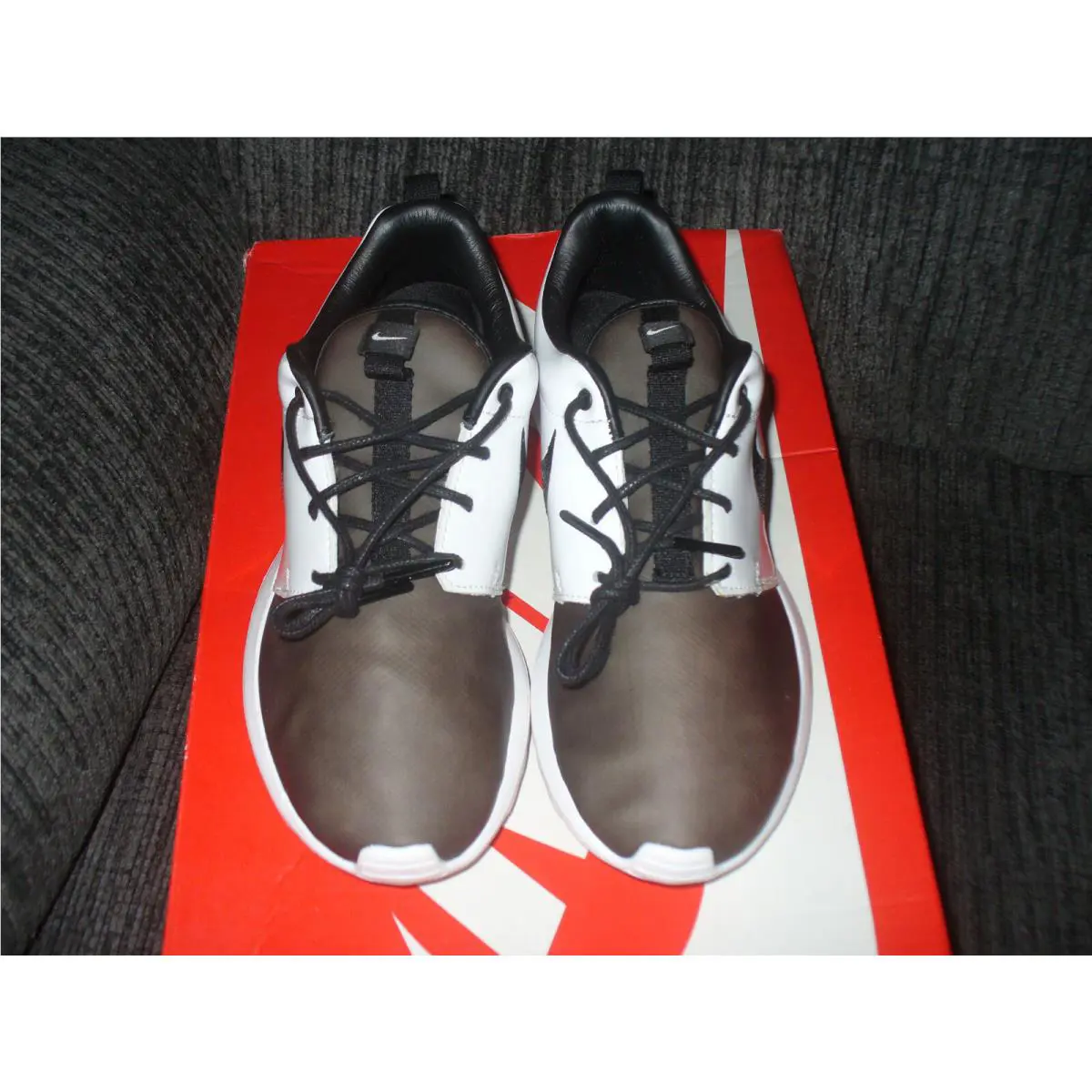 Nike shoes - Nike Roshe - Roshe - 866983-001 - Multicolor, Manufacturer: Brown/White 8