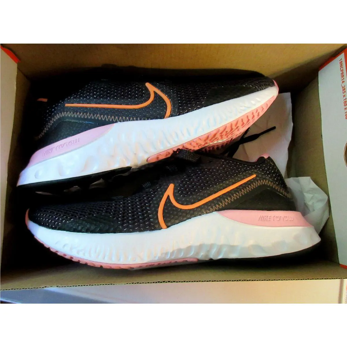 Nike shoes - CK6360001 - CK6360 001 - Black/Orange/ White/ Pink 7