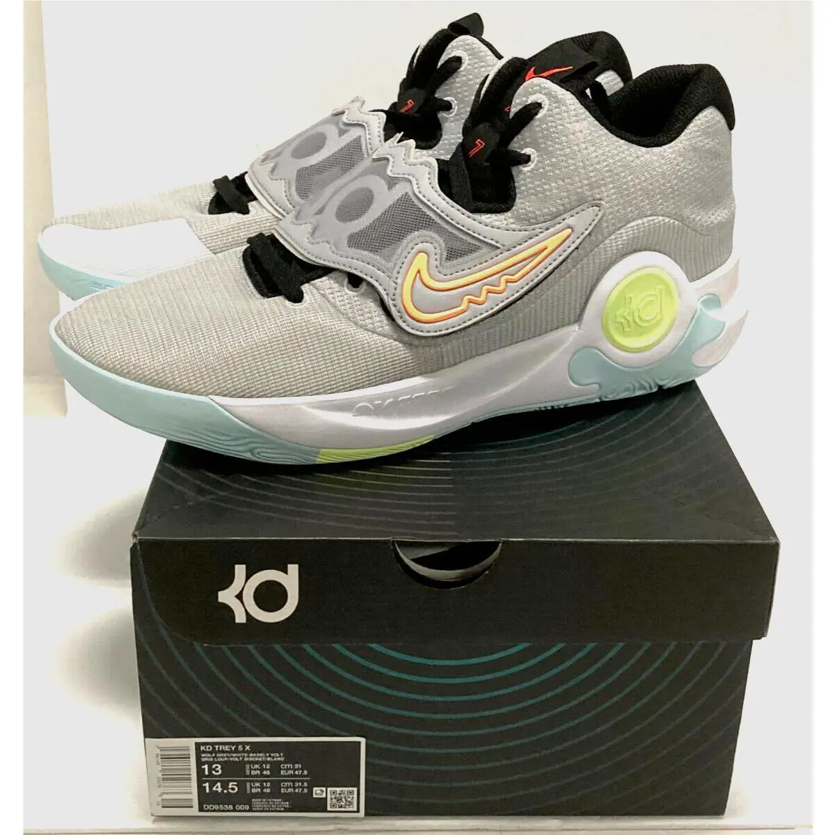 Nike shoes - Nike KD Trey 5 X - DD9538-009 - Gray 6