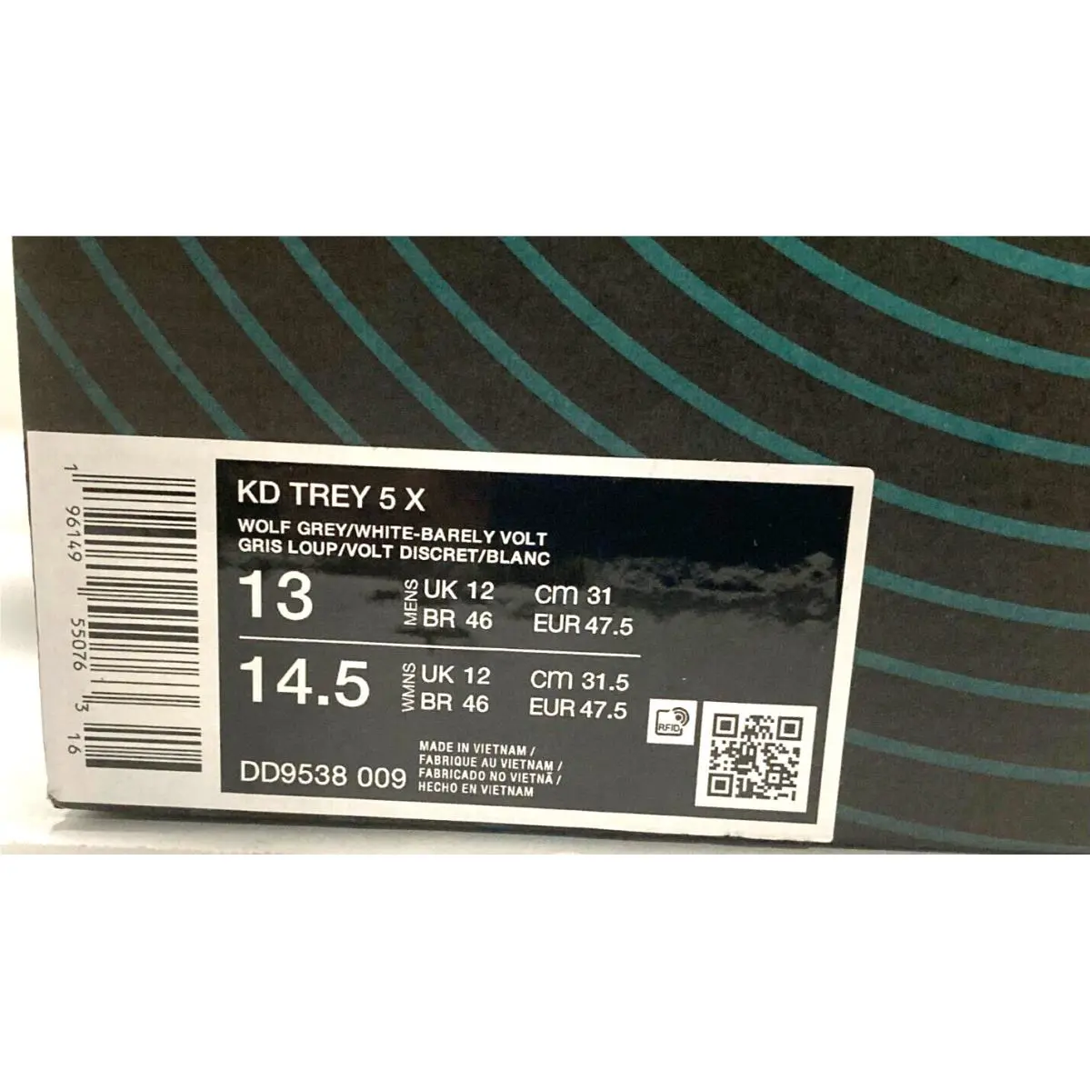 Nike shoes - Nike KD Trey 5 X - DD9538-009 - Gray 5