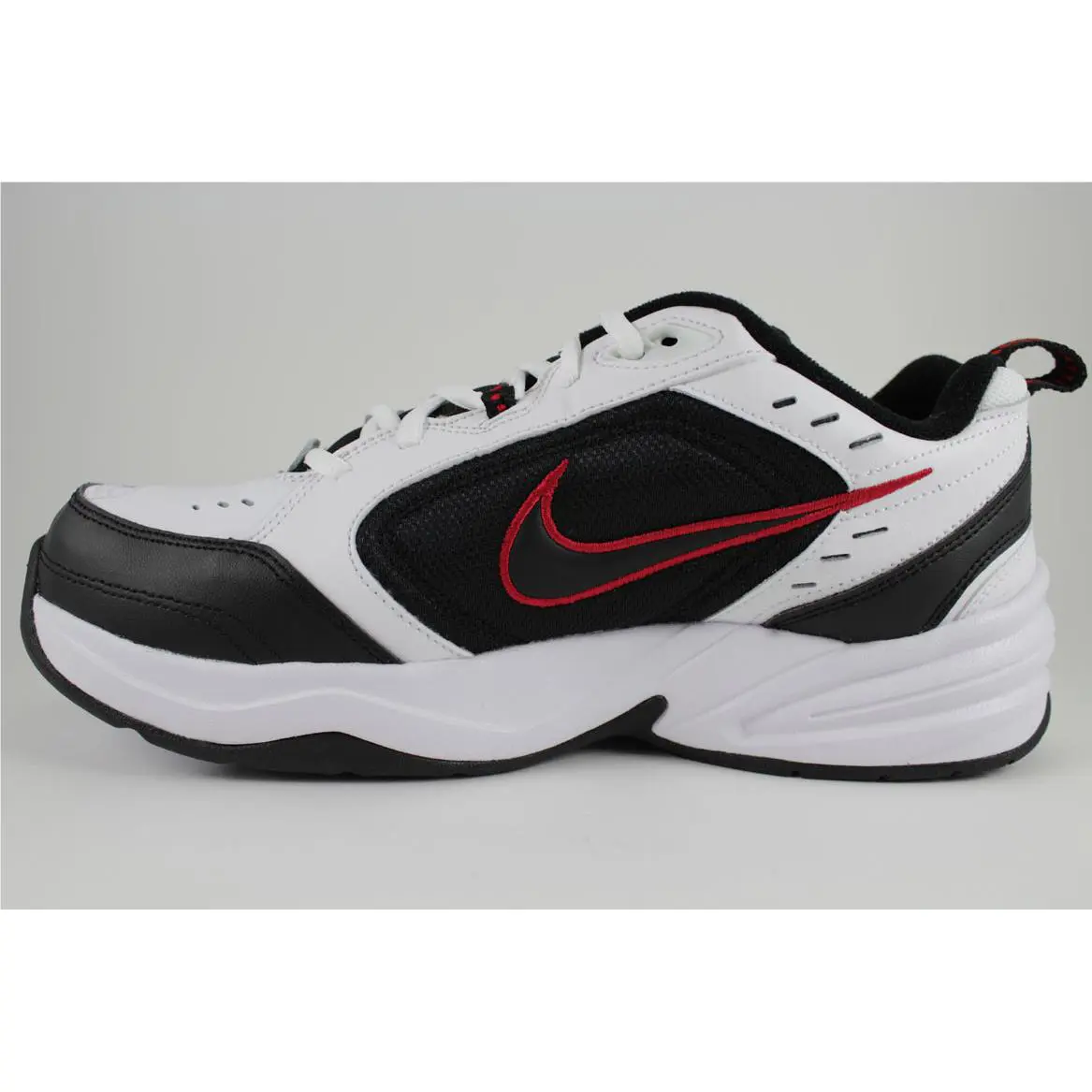 Nike shoes - Air Monarch IV - Air Monarch - Whites, Full way: White/Black-Varsity Red 11