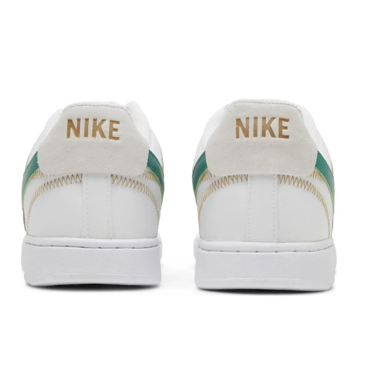 Nike shoes - NA - White with Green Swoosh 4