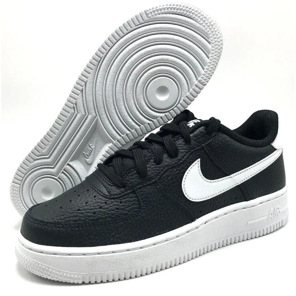 Nike shoes - Nike Air Force 1 GS - Black 5