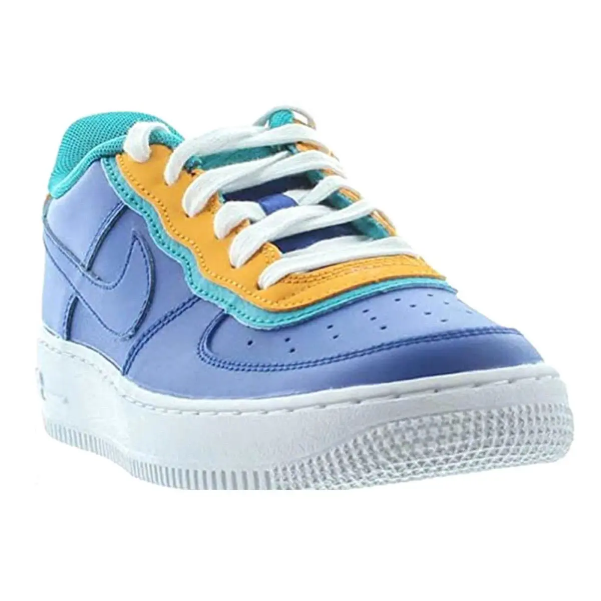 Nike Force 1 LV8 1 Dbl TD Toddler Boy`s Sneaker - Indigo Force/Indigo Force