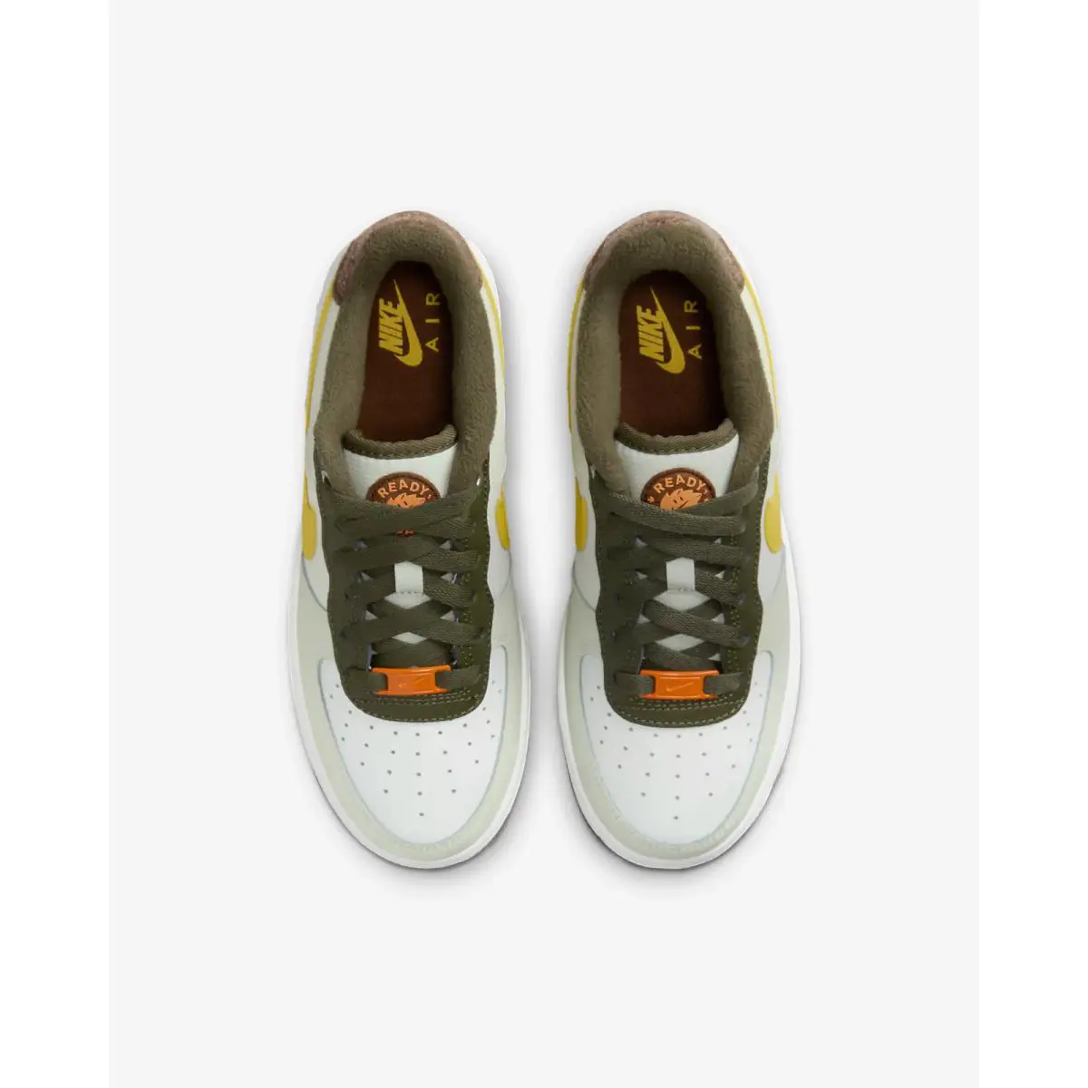 Nike shoes - Nike Air Force 1 LV8 - Summit White/Campfire Orange/Vivid Sulfur 2