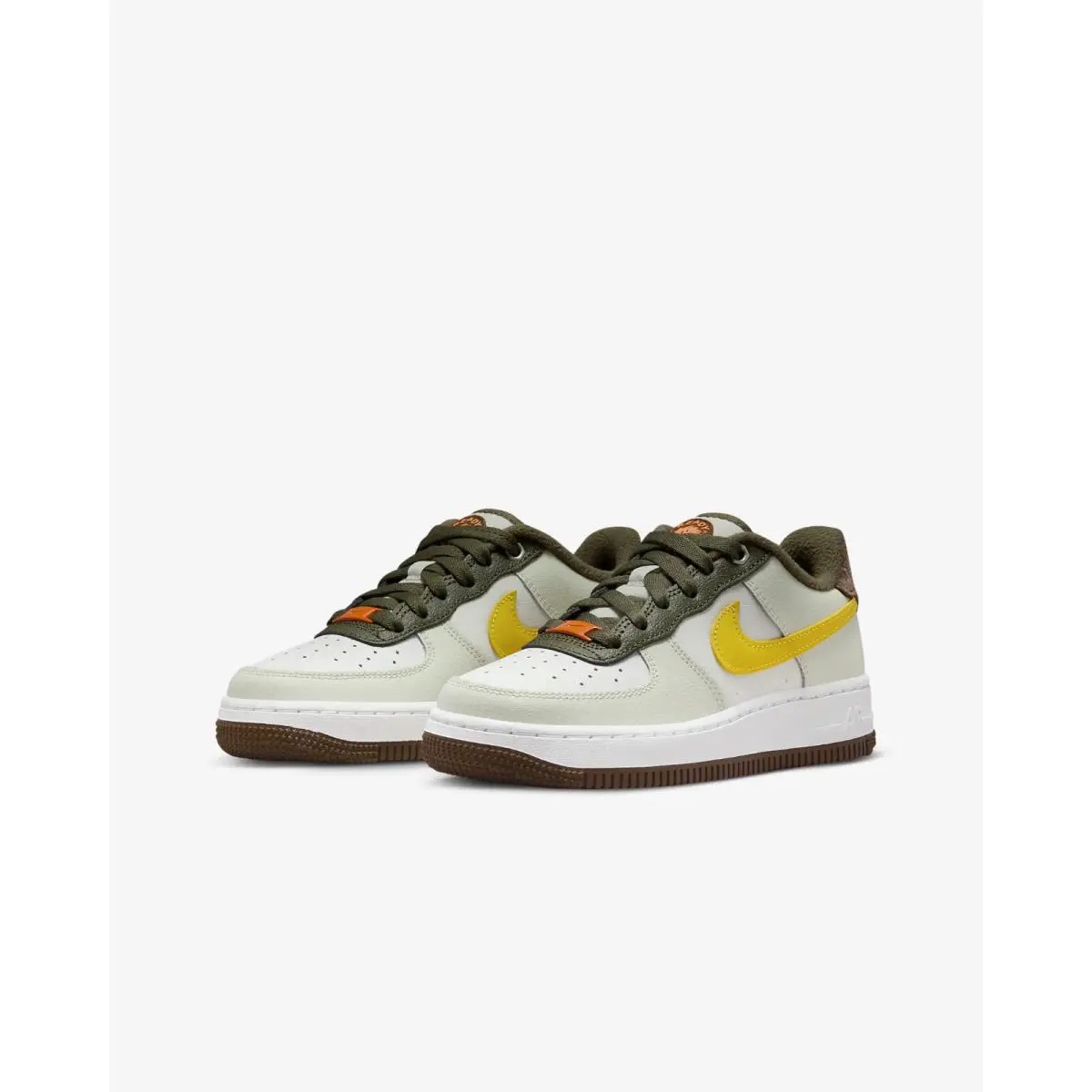 Nike shoes - Nike Air Force 1 LV8 - Summit White/Campfire Orange/Vivid Sulfur 3