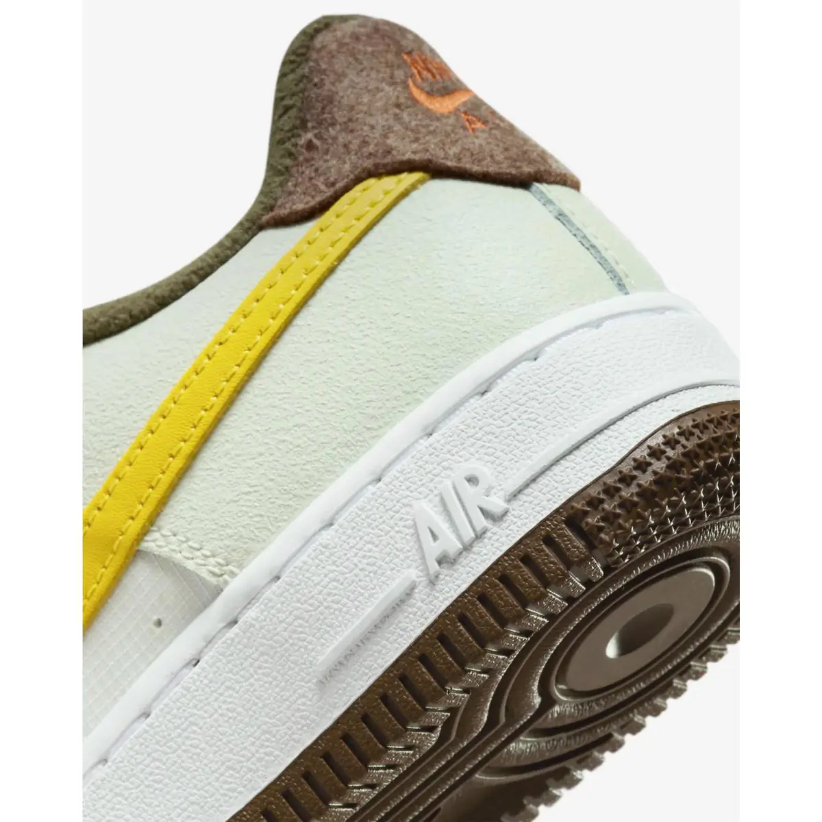 Nike shoes - Nike Air Force 1 LV8 - Summit White/Campfire Orange/Vivid Sulfur 6