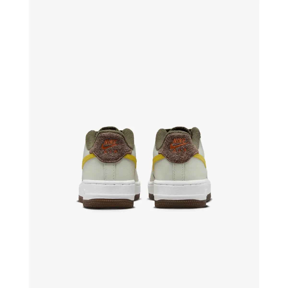 Nike shoes - Nike Air Force 1 LV8 - Summit White/Campfire Orange/Vivid Sulfur 12