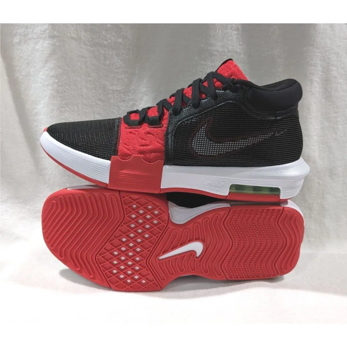 Nike shoes - Nike LeBron Witness 8 Faze - FV0400-001 - Black/White/Red 12