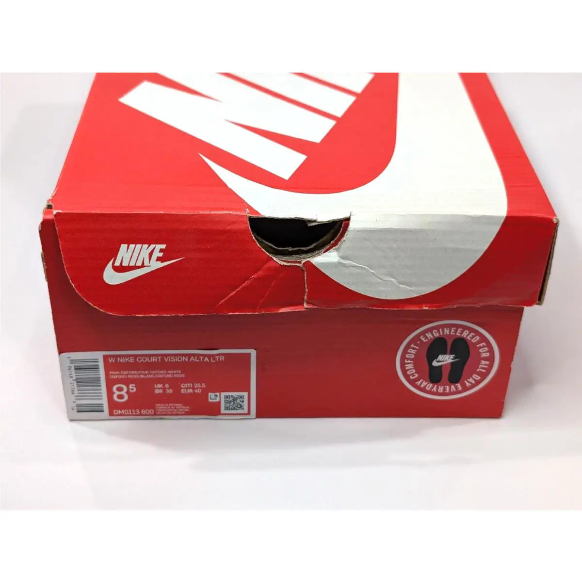 Nike shoes - Nike Court Vision Alta LTR - DM0113-600 - Pinkf Oxford 9