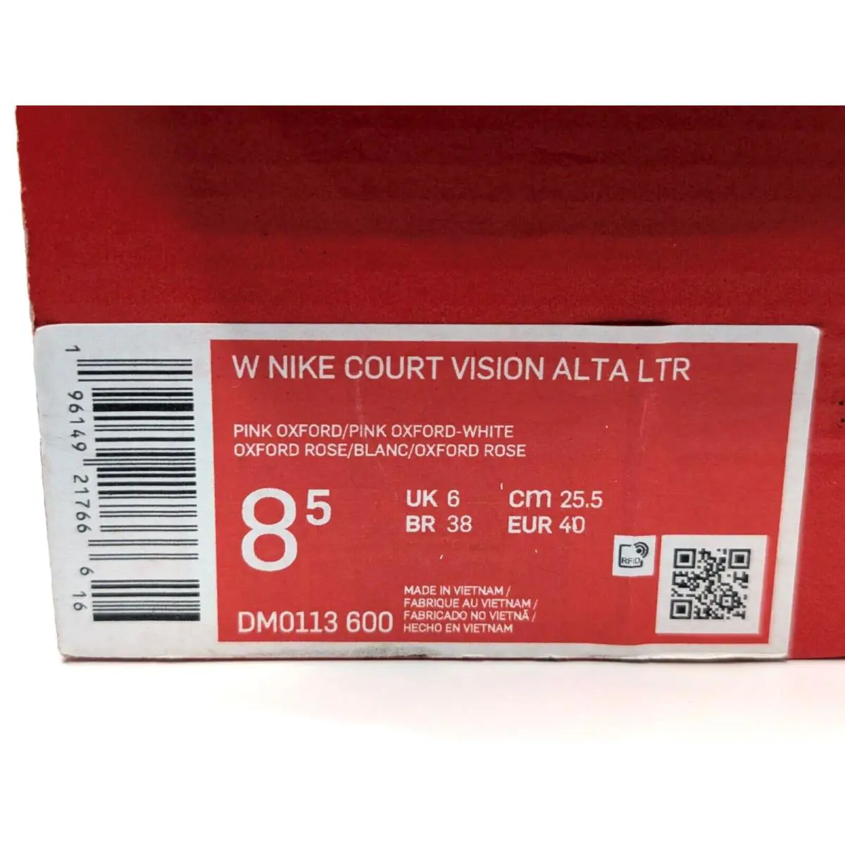 Nike shoes - Nike Court Vision Alta LTR - DM0113-600 - Pinkf Oxford 22