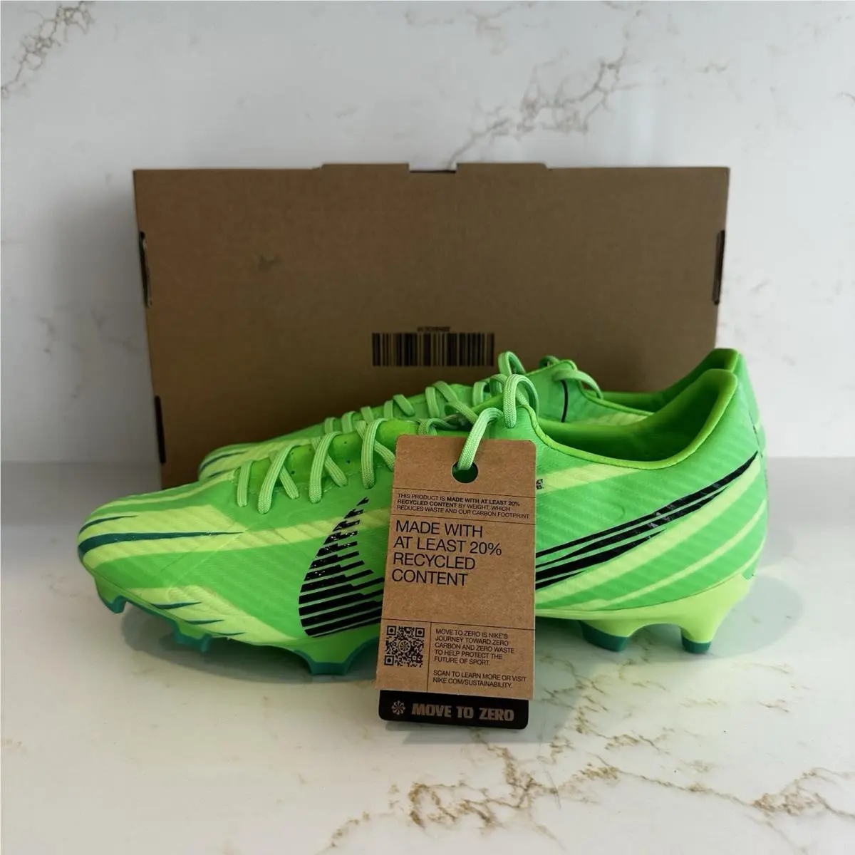 Nike Zoom Mercurial Vapor 15 MG Dream Green Soccer Cleat FJ7200-300 Men