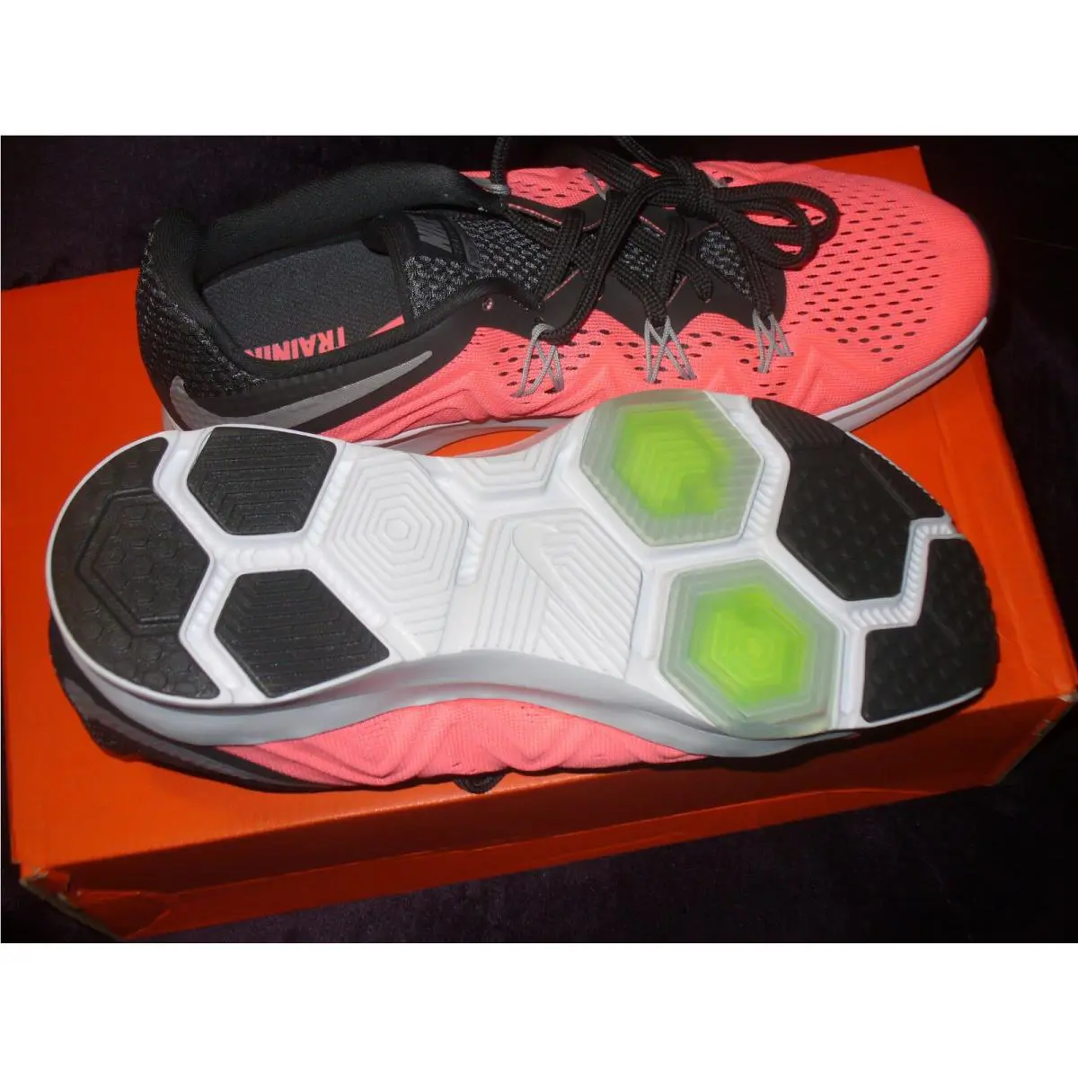 Nike shoes - Zoom Condition - Zoom Condition - 852472-600 - Pink/Black/Grey 7