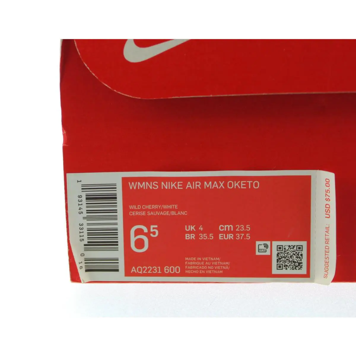 Nike shoes - Nike Air Max Oketo - Air Max Oketo - AQ2231-600 - Pink 6