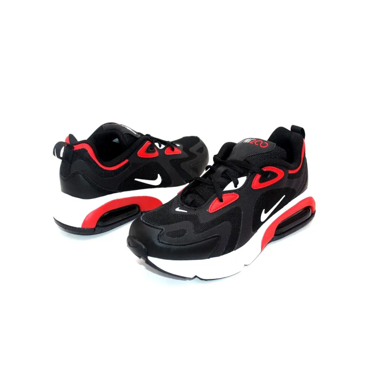 Nike shoes - Nike Air Max 200 - Air Max - BLACK/WHITE UNIVERSITY RED 2