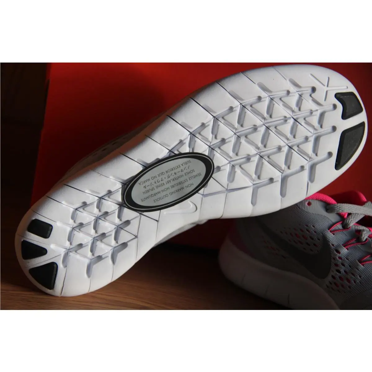 Nike shoes - Nike Free RN - Free - Gray/Pink 3