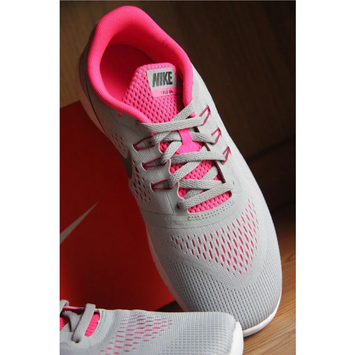 Nike shoes - Nike Free RN - Free - Gray/Pink 10