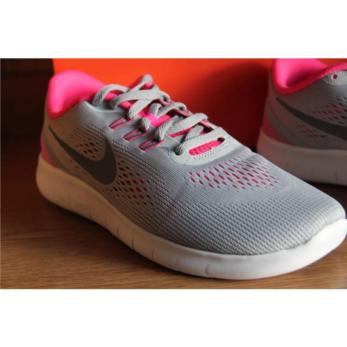 Nike shoes - Nike Free RN - Free - Gray/Pink 13