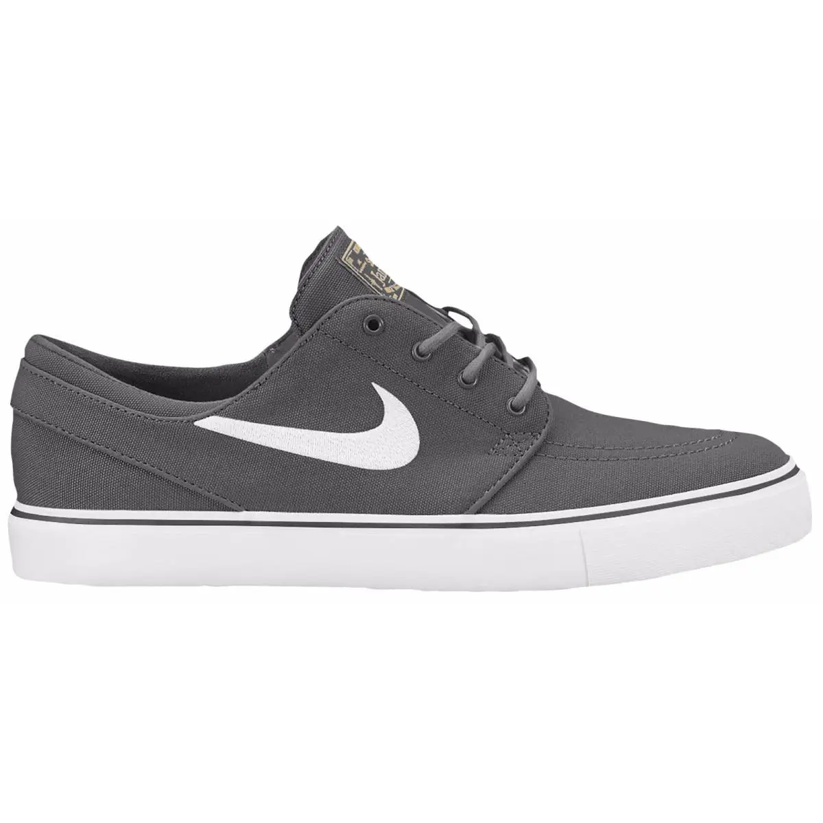 Nike Zoom Stefan Janoski Cnvs Dark Grey White Skate 615957-027 328 Men`s Shoes - Dark Grey, Manufacturer: Dark Grey/ White