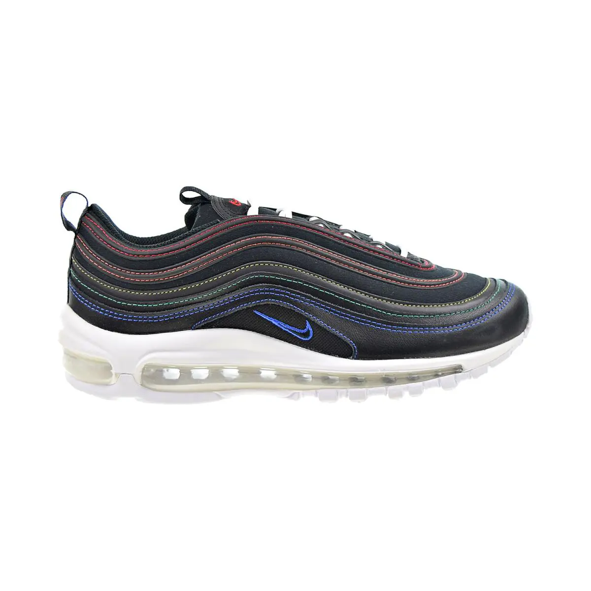 Nike Air Max 97 Women`s Shoes Black-hyper Royal-multi DJ5999-001 - Black-Hyper Royal-Multi